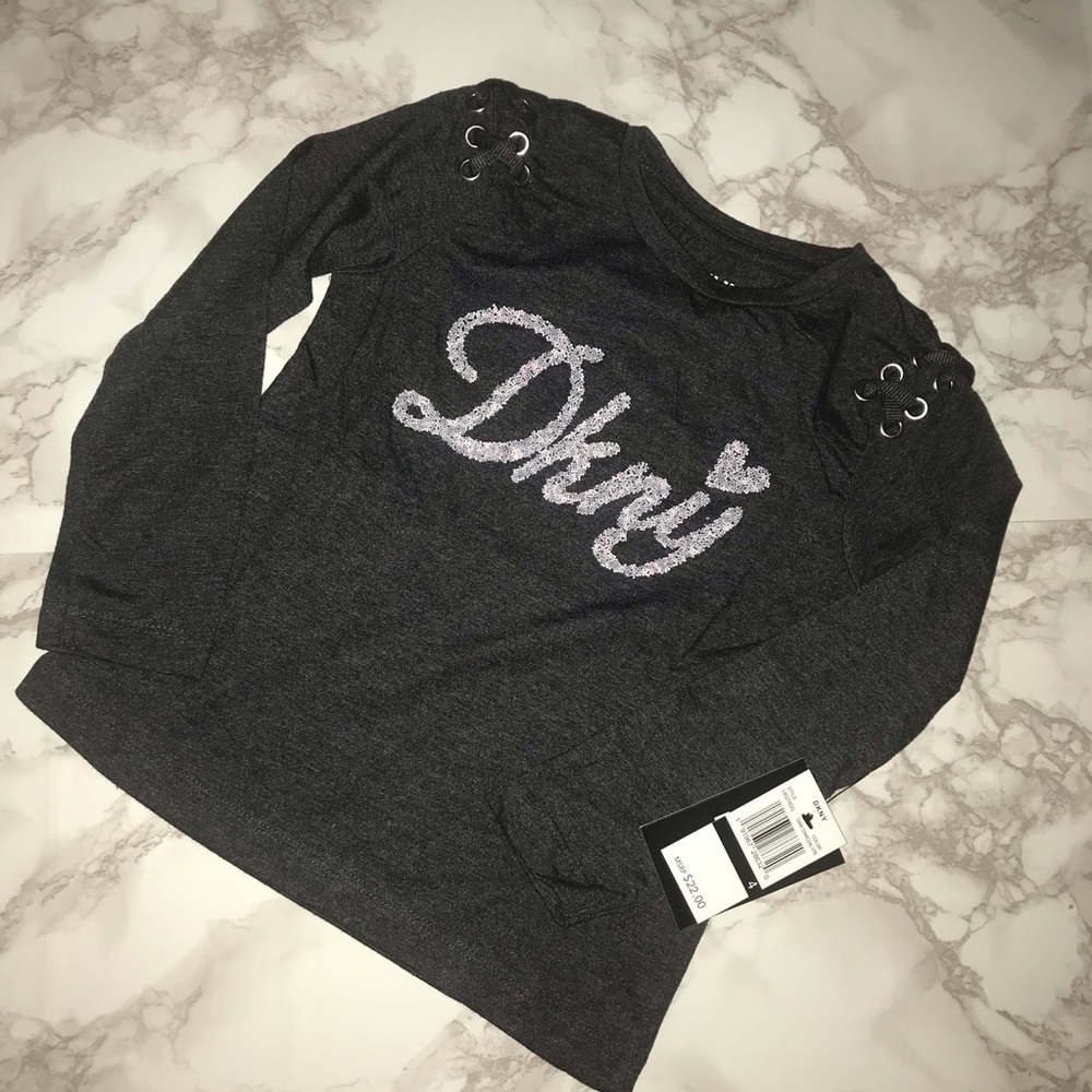 DKNY Kids Long Sleeve Blouse Size 4